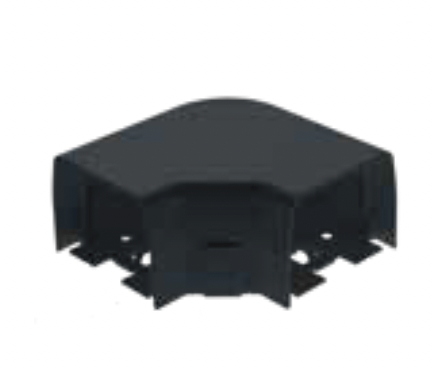 Coude plat 90° for CCD.110 Noir (6pcs/boite)