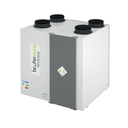 Unité de ventilation mécanique double-flux 500m³/h