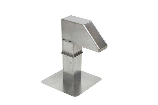 [ALX-7126-000] Passage toiture alu 125×125 mm