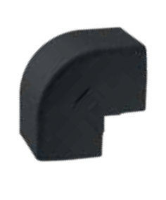 [0505.00581.031] Coude extérieur  90° for CCD.80 NOIR (6pcs/boite)